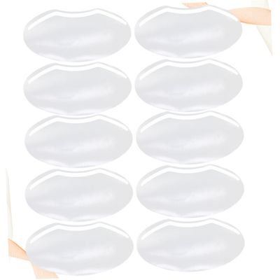 Didiseaon 50pcs Transparent Face Cover Acid-Resistant Film Hairdressing Salon Eye Hair Mask