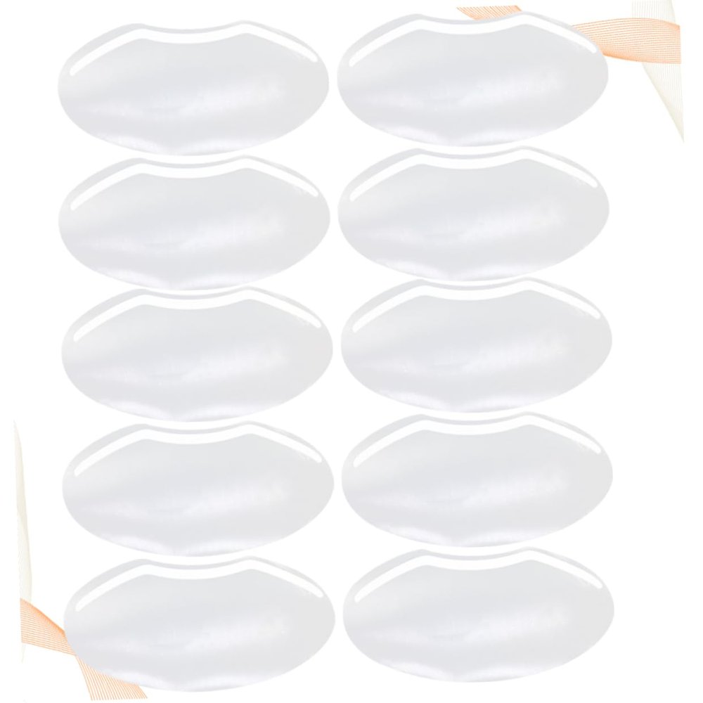 Didiseaon 50pcs Transparent Face Cover Acid-Resistant Film Hairdressing Salon Eye Hair Mask