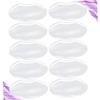Didiseaon 50pcs Transparent Face Cover Acid-Resistant Film Hairdressing Salon Eye Hair Mask view 4