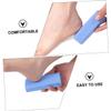 Didiseaon 2pcs Pumice Stone Foot Scrubbers for Dead Skin Removal Durable Foot Files for Callus Exfoliation Compact and Reusable Blue and Gray view 3