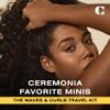 Ceremonia The Waves & Curls Travel Kit Mini Set Ultimate Hair Wellness Bundle for Textured Hair view 2