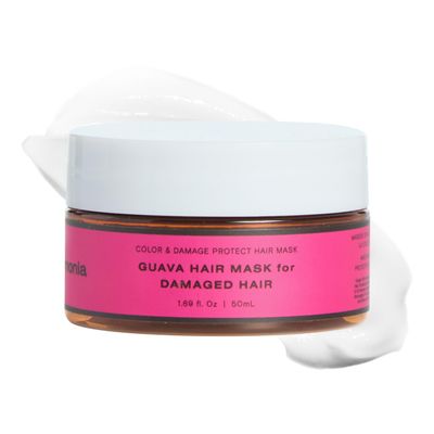 Ceremonia Guava Hair Mask Color Protection and Damage Repair with Agave, 1.69 fl. oz. | 50 ml