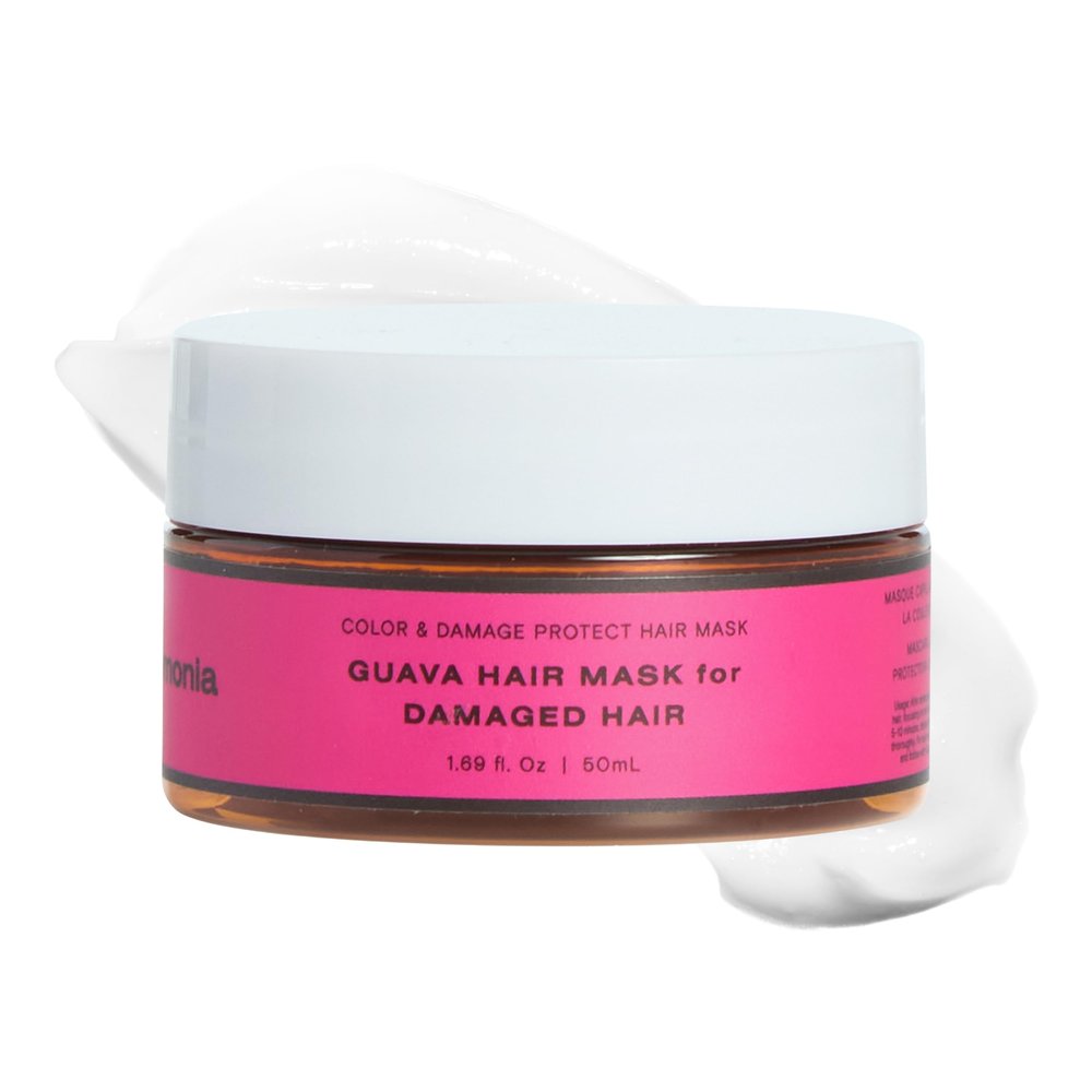 Ceremonia Guava Hair Mask Color Protection and Damage Repair with Agave, 1.69 fl. oz. | 50 ml