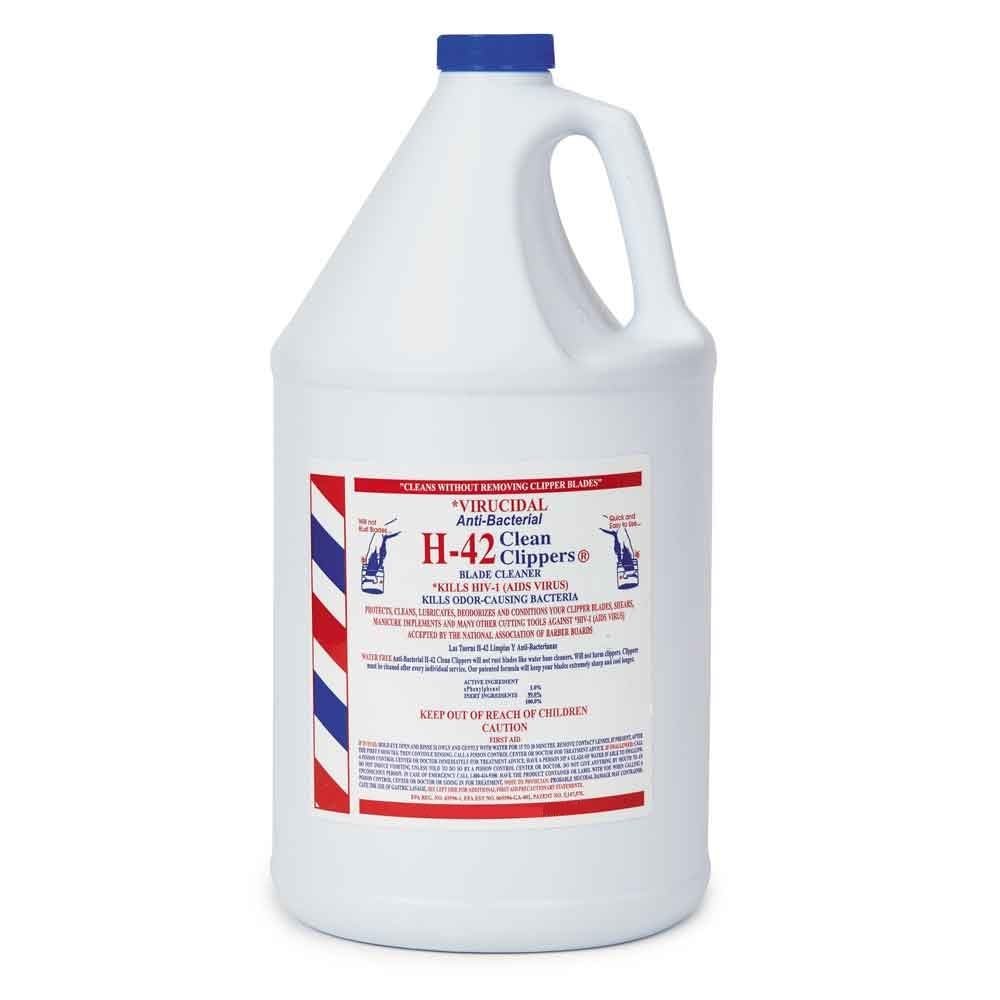 Clipper and Blade Cleaner Groomer Stylist Barber Cleans, Lubricates and Deodorizes (One Gallon Jug)