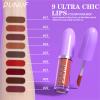 9 Colors Moisturizing Matte Lipstick Liquid Lipstick Nourishing Lip Gloss Makeup Supplies For Women And Girls view 3