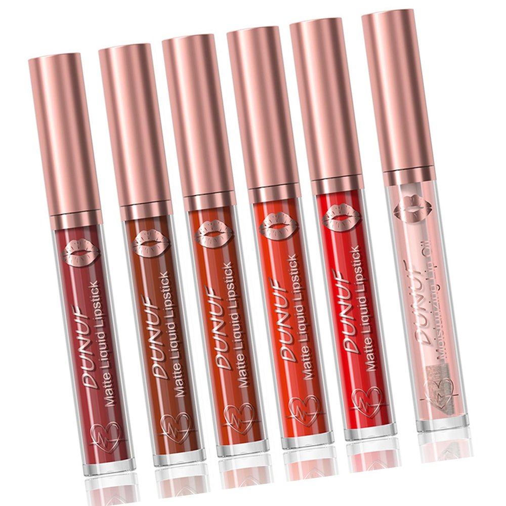 6pcs Matte Lipstick Set Long Lasting Highly Pigment Everyday Wear For Different Skin Tone And Occasion
