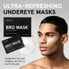 BRO MASK Under Eye Patches for Men with Hydrogel (6 pairs) - Anti-Aging Korean Eye Masks for Dark Circles and Puffiness - Puffy Under Eye Treatment - Perfect Skin Care for Men view 2