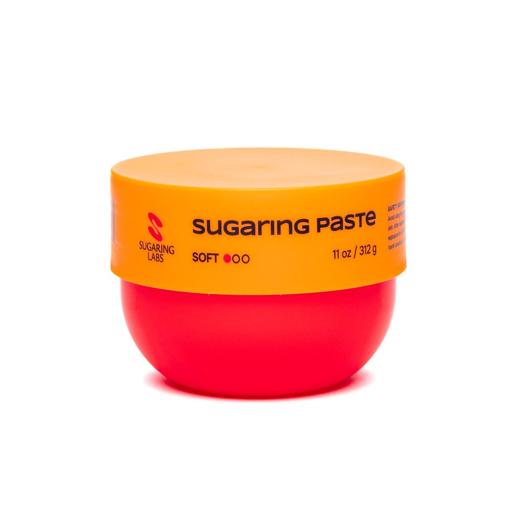SUPER SOFT Sugaring Paste for HOME USE 11oz / 312g. Sugar Wax for waxing strips, light hairs, for face, arms.