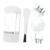 BELLIFFY 1set Scalp Applicator Comb for Hair Oil Fluid Root Applicator with Brush and Dropper Scalp Massage Tool for Home and Travel Use Lightweight and Portable view 3
