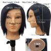 Barber Mannequin Head Male Haircut Training Head Men Human Hair Mannequin Head view 3
