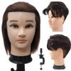 Barber Mannequin Head Male Haircut Training Head Men Human Hair Mannequin Head view 1