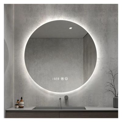 24 Inch Shower Smart Mirror Wall Shaving Round Decorative Bath Mirrors Anti Fog,Mirrors