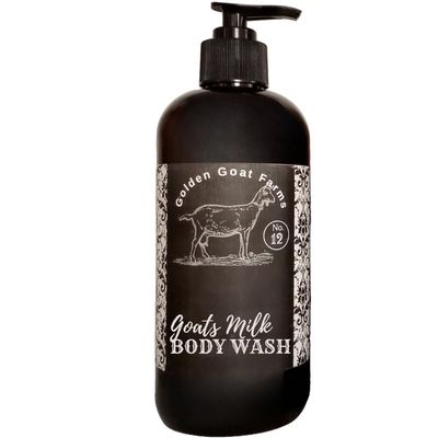 Black Canyon Home and Body Golden Goat Farms Yellow Rose & Musk Scented Body Wash with Goat Milk, 16 Oz
