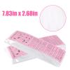 CABAX 8'' x 2.7'' Disposable Hair Removal Tool Depilatory Paper Nonwoven Cloth Epilator Women Wax Strip Paper Shaving Roll Waxing Smooth Legs, 50 Sheets view 2