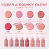 PERIPERA SYRUPY TOK CHEEK 5 Colors, Liquid Blush, Dewy Finish and Hydrates All day, Soft Velvet Texture Face Cheek Tint (04 SUNSHINE FIG, One Size) view 3