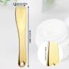 6pcs Mini Metal Makeup Spatula, Reusable Cosmetic Spoon with Storage Box Skincare Scoop Multifunctional Facial Applicator Beauty Tools for Eye Cream Lotion Mask(Gold, Silver, Pink)  view 2