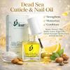 Dead Sea Cuticle & Nail Oil 5ml | Strengthens Nails & Deeply Moisturizes Dry, Cracked Cuticles | With Jojoba, Argan, Olive, Almond & Castor Oils + Vitamin E | Nail Repair & Growth Treatment view 4