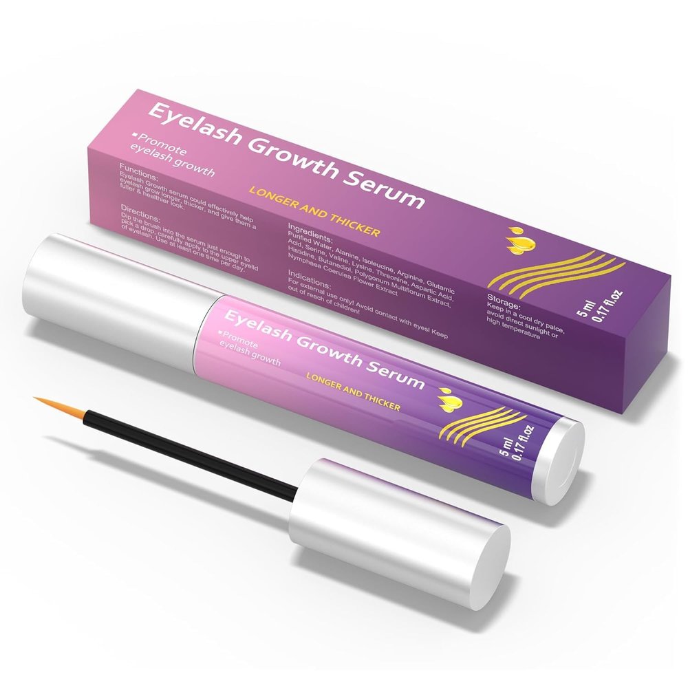Premium Eyelash Growth Serum, Thicker, and Fuller Lashes, Non-Irritating Formula- Green