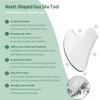 LeMeeOly 3pcs Stainless Steel Gua Sha Facial Tools & Eye Cream Applicator Metal GuaSha Set for Face Body, Detailer Gua Sha Lymphatic Drainage Massager,Guasha Face Sculpting Tool view 4