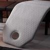 Grey(t),70 * 185cm,LDLCYCN High Density Sponge Massage Table Topper Thicken 7Cm(2.8In) Lash Bed Topper with Elastic Band Non-Slip Spa Bed Pad Massage Accessories Square/Round/Trapezoidal Head view 1