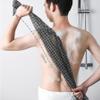 4Pcs Exfoliating Washcloth, Quick-Drying Long-Strip Exfoliating Shower Towel for Showering, Rip-Resistant Body Scrubber Cloth for Men & Women All Skin Types, Washcloth view 2