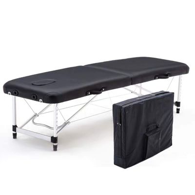 uhyOHF Salon & Spa Tables Portable Massage Table Beauty Table Couch Foldable Bed Plinth Therapy Reiki Tattoo Salon Beauty Spa Couch(Black-185 * 70cm