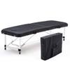 uhyOHF Salon & Spa Tables Portable Massage Table Beauty Table Couch Foldable Bed Plinth Therapy Reiki Tattoo Salon Beauty Spa Couch(Black-185 * 70cm view 1