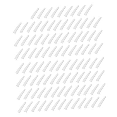 100pcs Silicone Nipper Cover Nail Nipper Protective Sleeve for Tweezers Prevent Accidental Injuries Compatible with Stainless Steel Tools and Bend Clips