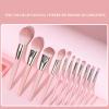 10pcs Makeup Brush Set Cosmetic Foundation Brush For Liquid Makeup Contour Eyeshadow Blush Brush Makeup Brushes Kit (11 Makeup Brushes) view 3
