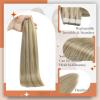 Full Shine Tape in Human Hair 20 Inch Tape in Hair Extensions Tape in Remy Hair Extensions 50 Gram Color 16 Highlight 22 Blonde Double Sided Tape Hair 20 Pcs Real Human Hair Tape in Extensions view 4