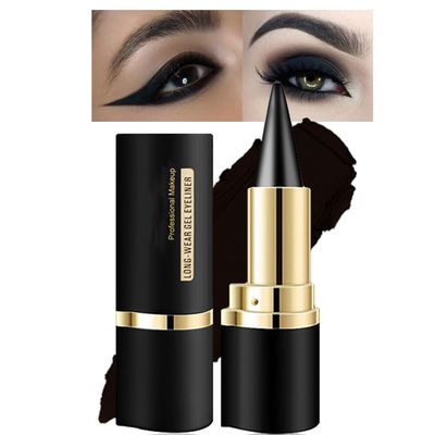 BANGFENG Ultra-Pigmented Black Eyeliner delineador de ojos for Bold, Goth-Inspired Looks, Waterproof & Smudge-Proof Formula, Long-Lasting & Intense Color for Dramatic and Smoky Eyes Makeup