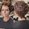 100% Human Hair Wig 13X4 Short Bob Wig Lace Frontal Human Hair Wigs For Black Women view 1