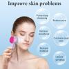 Beomeen Face Brush 2 in 1, Silicone Facial Cleansing Exfoliating Brush Soft Bristles Pore Deep Cleansing, Jade Face Roller Skin Care Tools, Manual Dual Face Wash Scrub Brush Massaging Gift view 4