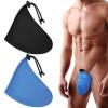 Dansydaisy 2 Pcs Men's Tanning Pouch Sun Protection, Tanning Cover for Men(Blue and Black) view 3