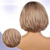 12 In Lace Front Human Hair Wigs For Women Short Layered Wavy Bob Wig With Bangs Remy Human Hair Wigs view 4