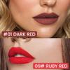 2Pcs Longwear Liquid Lip Liner Stain Marker Pen Set Long Lasting Waterproof, Dark Ruby Red Matte Semi Permanent 24 Hour Lip Liner and Lipstick Combo, Color Stay Lipliner All Day, Lips Stain peel off view 2