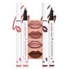 2Pcs Longwear Liquid Lip Liner Stain Marker Pen Set Long Lasting Waterproof, Maroon Dark Red Brown Dusty Mauve Matte 24 Hour Lip Liner and Lipstick Combo, Color Stay Lipliner, Lips Stain peel off view 1