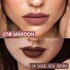 2Pcs Longwear Liquid Lip Liner Stain Marker Pen Set Long Lasting Waterproof, Maroon Dark Red Brown Dusty Mauve Matte 24 Hour Lip Liner and Lipstick Combo, Color Stay Lipliner, Lips Stain peel off view 2