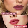 2Pcs Longwear Liquid Lip Liner Stain Marker Pen Set Long Lasting Waterproof, Mauve Pink Red Matte Semi Permanent 24 Hour Lip Liner and Lipstick Combo, Color Stay Lipliner All Day, Lips Stain peel off view 2