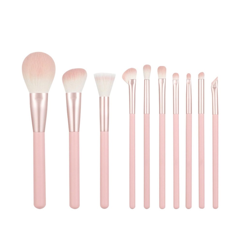 10pcs Makeup Brush Set Cosmetic Foundation Brush For Liquid Makeup Contour Eyeshadow Blush Brush Makeup Brushes Kit (10 Makeup Brushes)