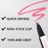 evpct Longwear Liquid Lip Liner Stain Marker Pen Long Lasting Waterproof, Warm Nude Pink Matte Semi Permanent 24 Hour Lip Liner and Lipstick Combo, Color Stay Lipliner All Day, Lips Stain peel off view 4