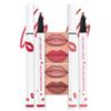 2Pcs Longwear Liquid Lip Liner Stain Marker Pen Set Long Lasting Waterproof, Pink Red Maroon Dusty Mauve Matte 24 Hour Lip Liner and Lipstick Combo, Color Stay Lipliner All Day, Lips Stain peel off view 1