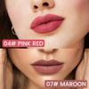 2Pcs Longwear Liquid Lip Liner Stain Marker Pen Set Long Lasting Waterproof, Pink Red Maroon Dusty Mauve Matte 24 Hour Lip Liner and Lipstick Combo, Color Stay Lipliner All Day, Lips Stain peel off view 2