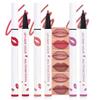 3Pcs Longwear Liquid Lip Liner Stain Marker Pen Set Long Lasting Waterproof, Pink Red Maroon Mauve Purple Matte 24 Hour Lip Liner and Lipstick Combo, Color Stay Lipliner All Day, Lip Stain peel off view 1