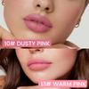 2Pcs Longwear Liquid Lip Liner Stain Marker Pen Set Long Lasting Waterproof, Dusty Warm Pink Matte Semi Permanent 24 Hour Lip Liner and Lipstick Combo, Color Stay Lipliner All Day, Lips Stain peel off view 2