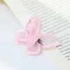 10Pcs Double Layer Butterfly Hair Clips Lace Embroidery Butterfly Hair Pins Decorative Alligator Clips Wedding Hair Accessories for Women Party Cosplay (Light Pink) view 4