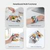 Foldable Magic Wrap Travel Makeup Bag: Lay Flat, Expandable, Soft & Washable Magic Self-Adhesive Cloth for Cosmetics3pcs Pack view 4