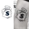 2pcs Wallet Juice Tattoo Stickers, Semi-permanent Tattoos, Realistic Fake Tattoos, Lasts 7-15 Days, Waterproof Non-reflective Temporary Tattoo Stickers view 2