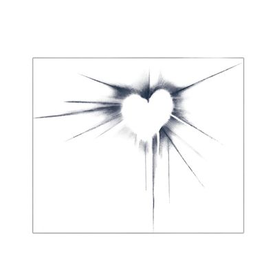 2pcs Clavicle Love Heart Juice Tattoo Sticker, Semi-Permanent Tattoo, Realistic Fake Tattoo, Lasts 7-15 Days, Waterproof Non-Reflective Temporary Tattoo Sticker
