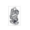 2pcs Praying Hands Juice Tattoo Sticker, Semi-Permanent Tattoo, Realistic Fake Tattoo, Lasts 7-15 Days, Waterproof Non-Reflective Temporary Tattoo Sticker view 2